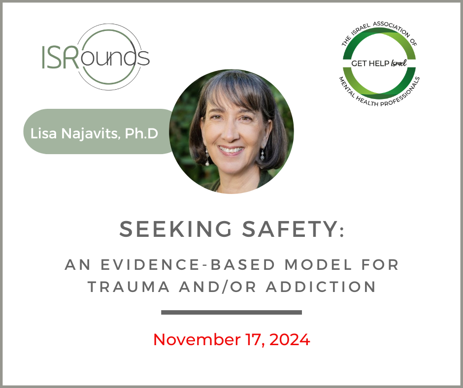 Seeking Safety: An evidence-based model for trauma and/or addiction